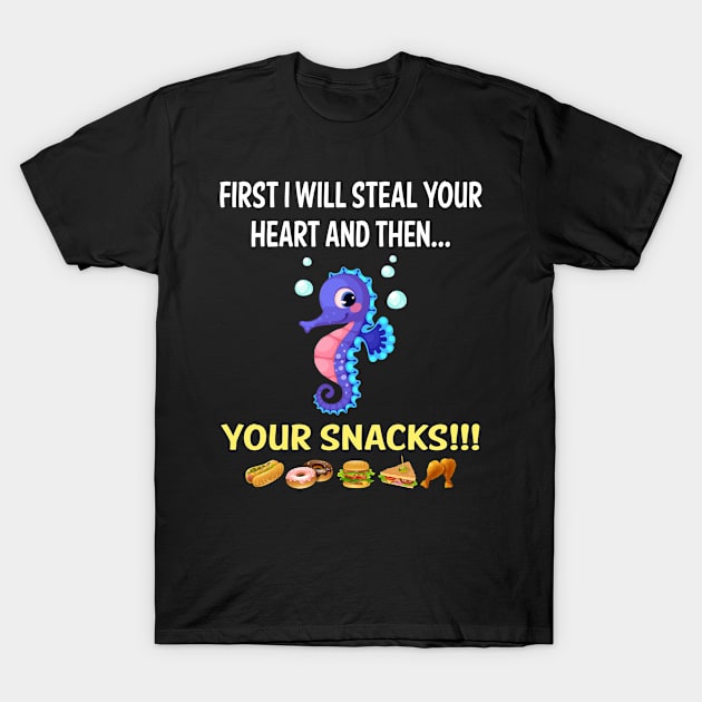 Steal Heart Seahorse 02 T-Shirt by blakelan128